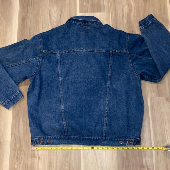 Vintage 90s GreatLand Trucker Jean Jacket. Size XL - Picture 6 of 11